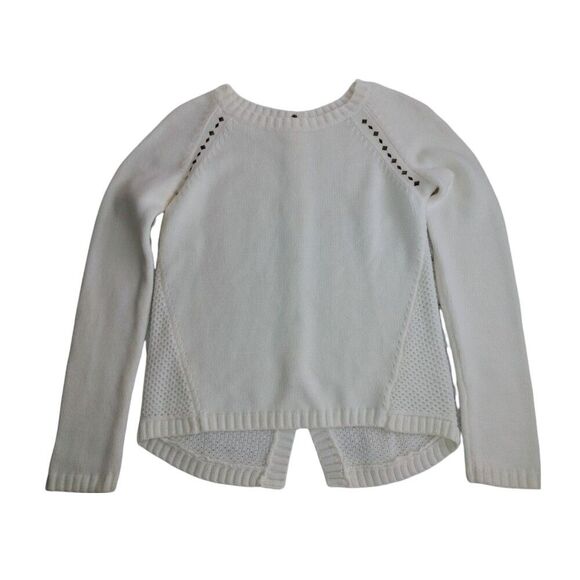 Kaisely Other - Kaisely Summer Sweater Girl's Size XXL/16 Buttoned Back Studded Cream
